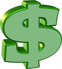 Money signs clip art