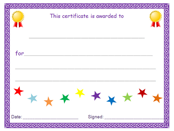 10 Best Images of Blank Certificates And Awards - Blank ...