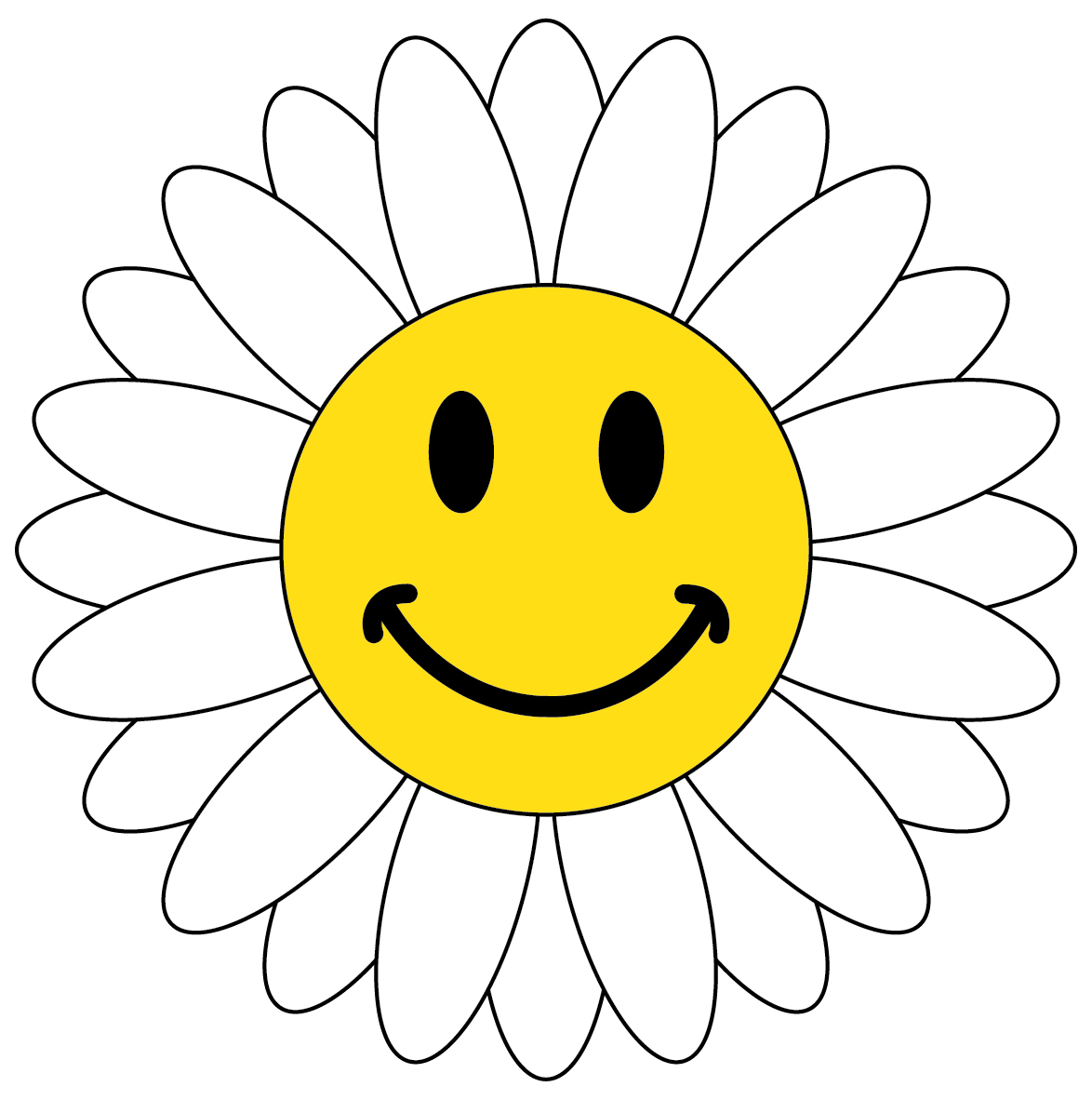 Smiley Face Flower Emoticon - ClipArt Best