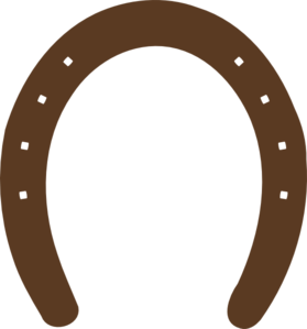 Horse Shoe Silhouette clip art - vector clip art online, royalty ...