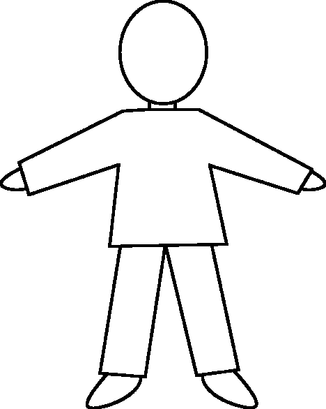 Human Body Outline Printable