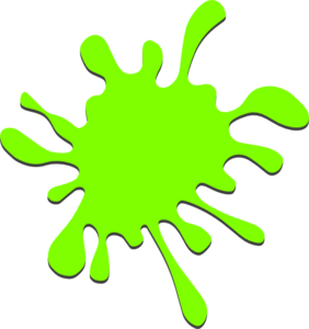 Green Paint Splatter clip art - vector clip art online, royalty ...