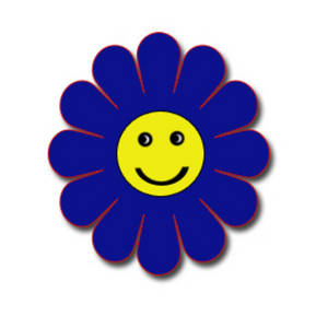 Smiley Flower Clipart