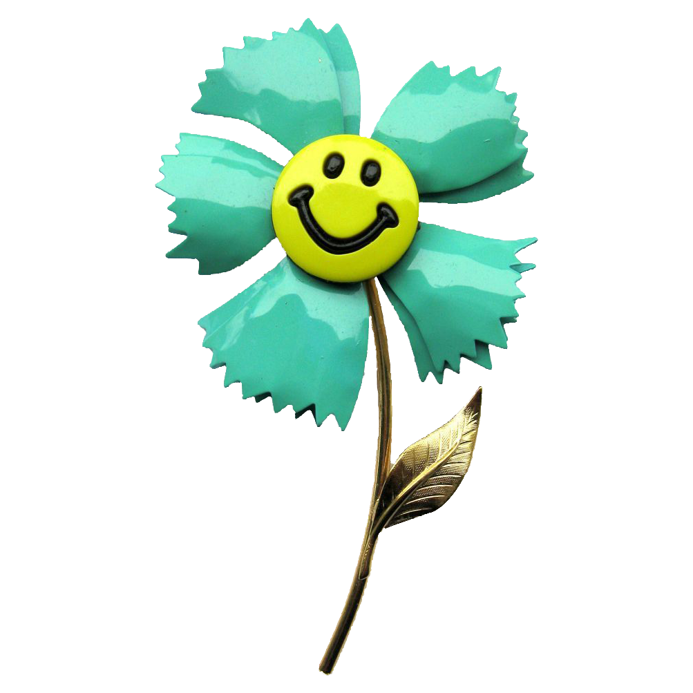 Smiley Face Flower Clipart - Free Clipart Images