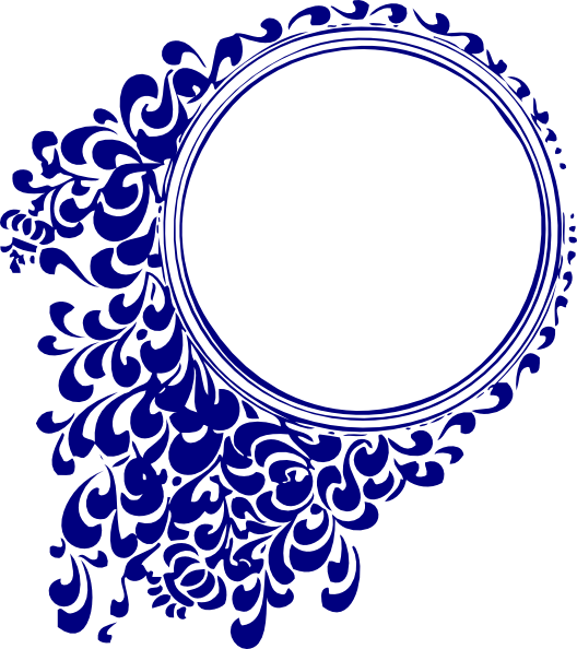 Royal blue wedding clipart