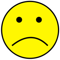 Sad face images clip art