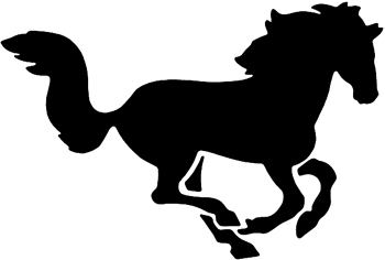 Horse Head Silhouette Clip Art Free