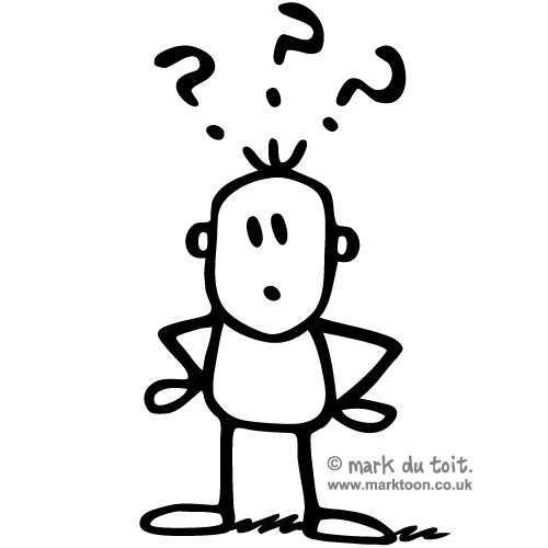 Clip Art Puzzled Face Clipart