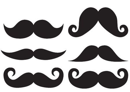 Mustache Template | Printable Photo ...