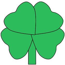 Four leaf clover, Four leaves and Leaf clover