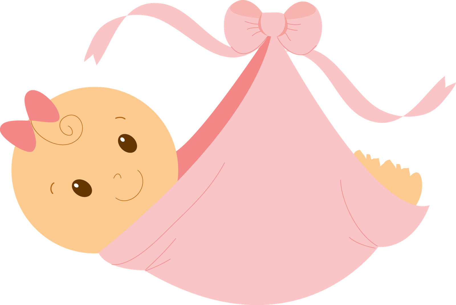 Newborn Girl Clipart