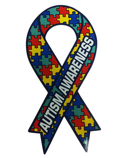 Autism Awareness Ribbon Magnet