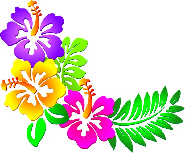 Hawaiian Flower Clip Art | tropical plants clip art vector ... | so c…