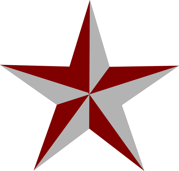 Red Star Clip Art - vector clip art online, royalty ...