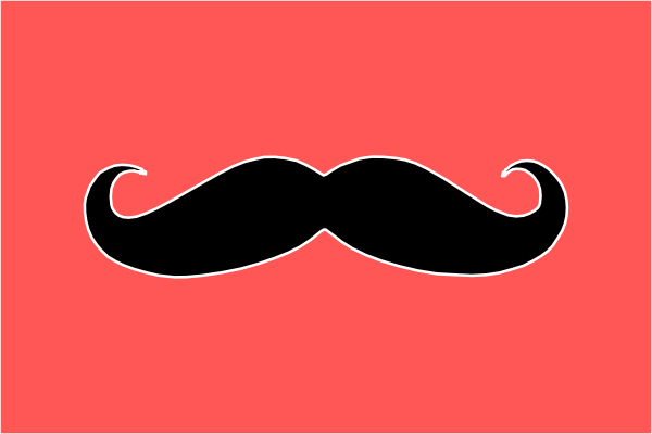 Mustache clip art - vector clip art online, royalty free & public ...