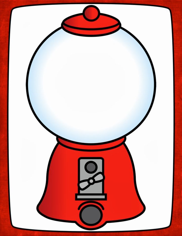 Empty gumball machine clipart