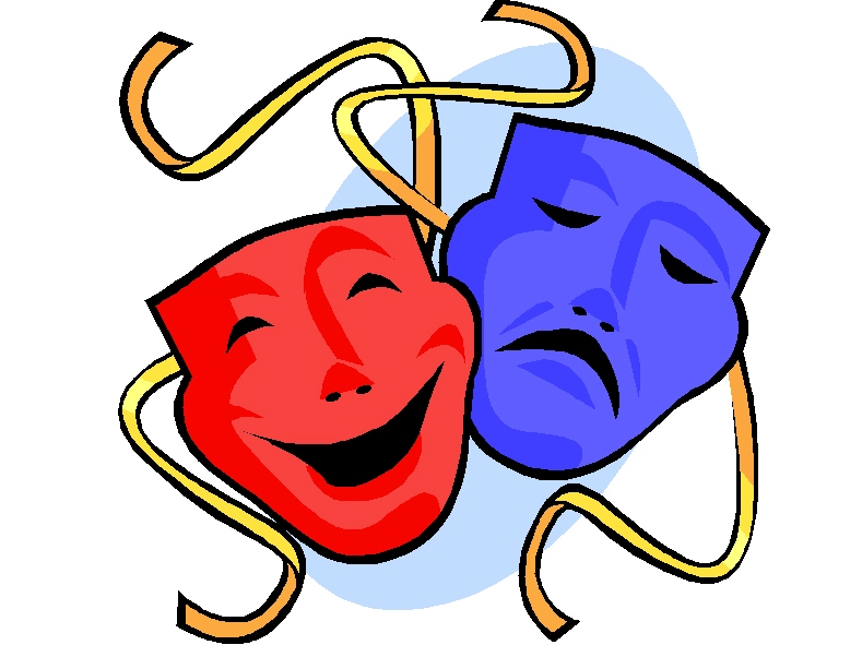 Drama Mask Clip Art - Tumundografico