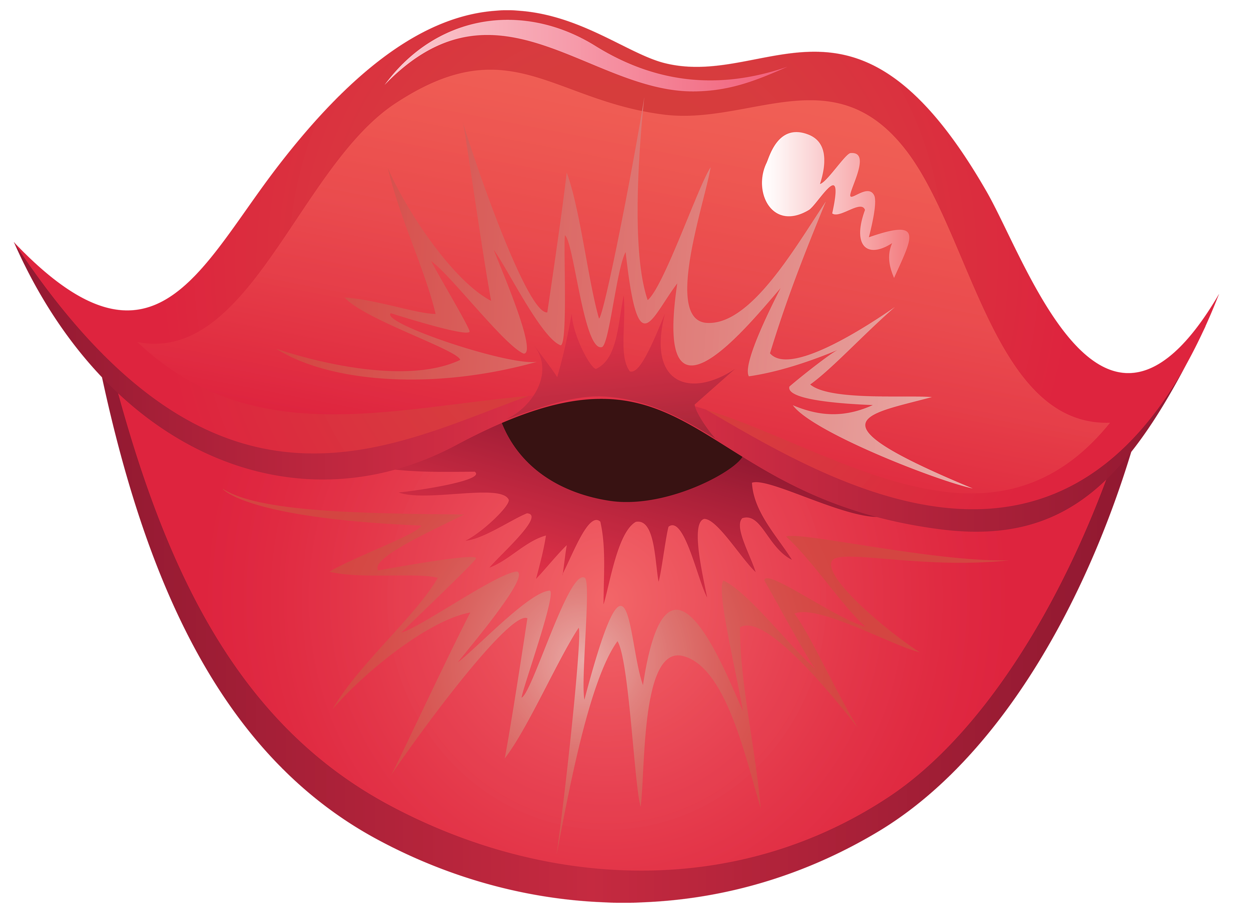 Kiss Lips Clipart - Tumundografico