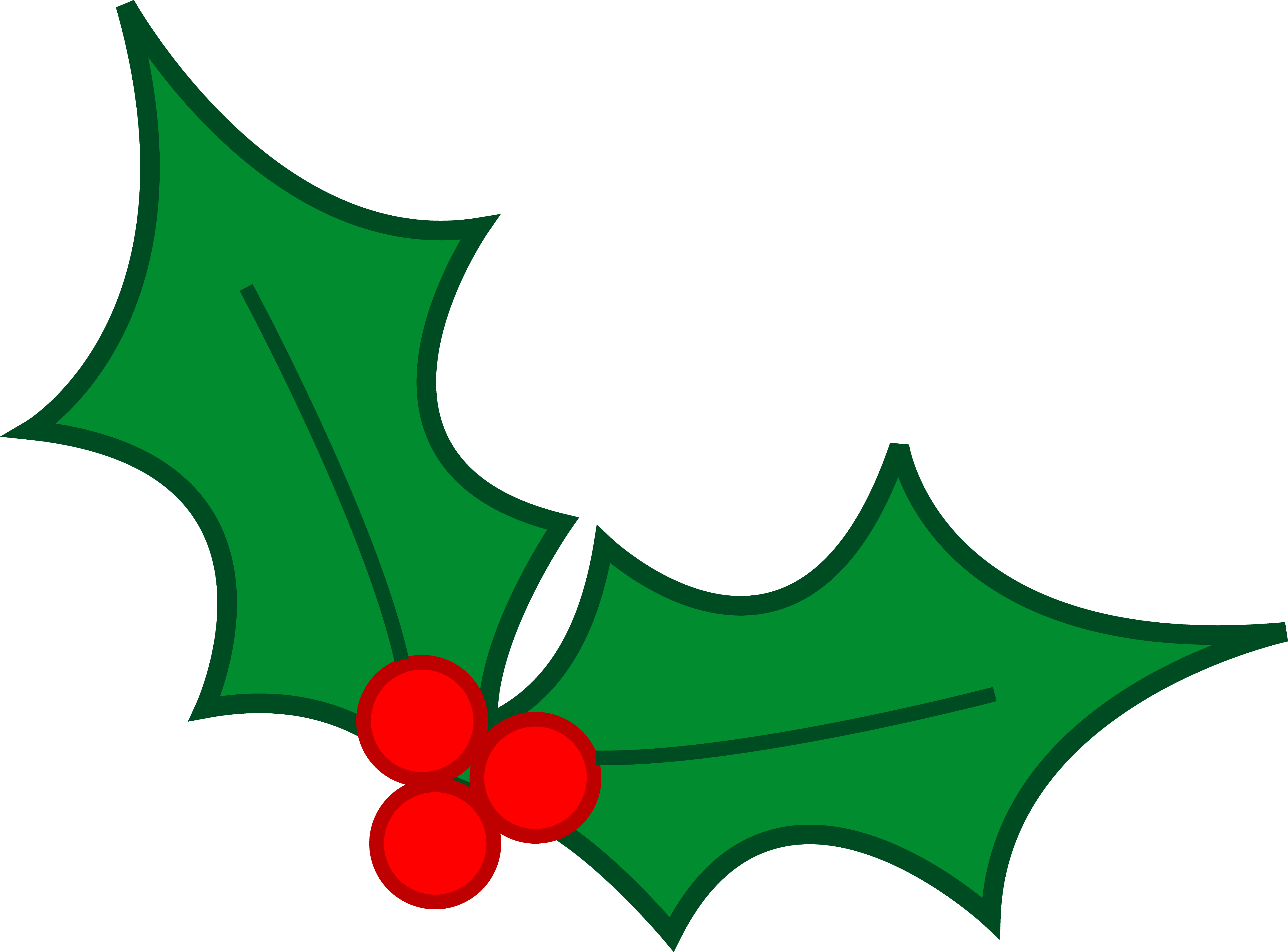 Holly berries clip art