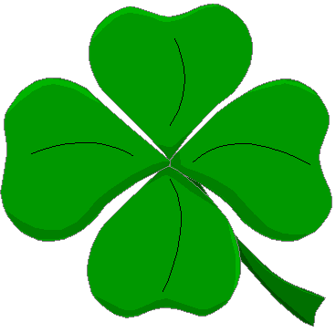 4 Leaf Clover Cut Outs - ClipArt Best