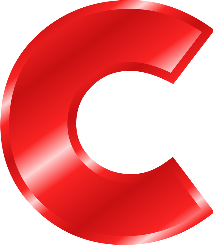 Clipart letter c