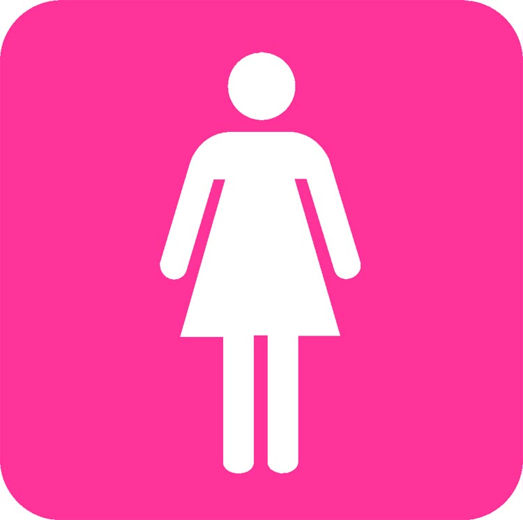 Womens restroom clipart