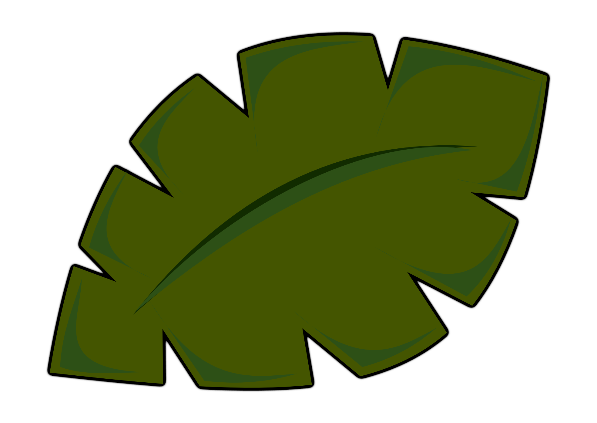 Jungle Leaves Clipart