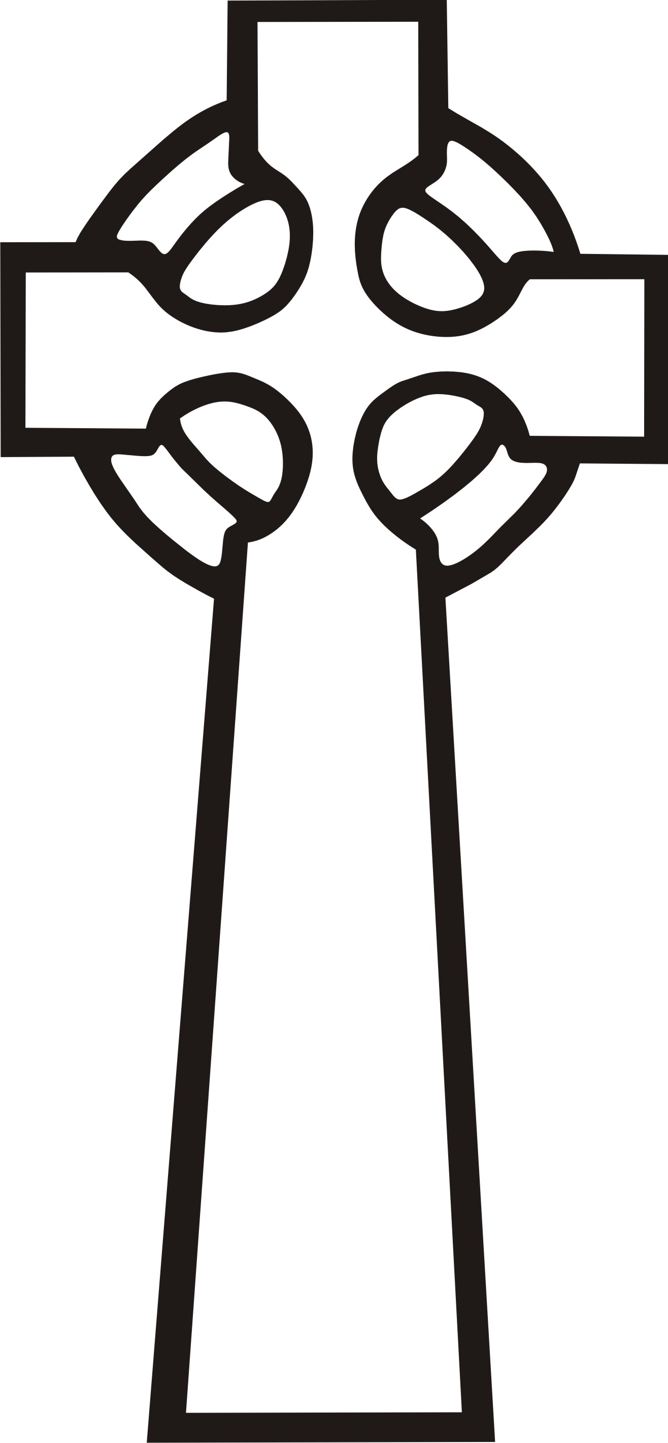 Simple Celtic Cross Clip Art - Free Clipart Images