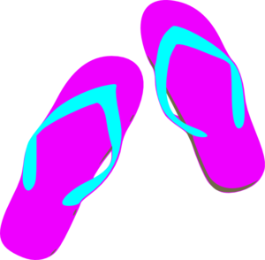 Flipflop clip art - vector clip art online, royalty free & public ...