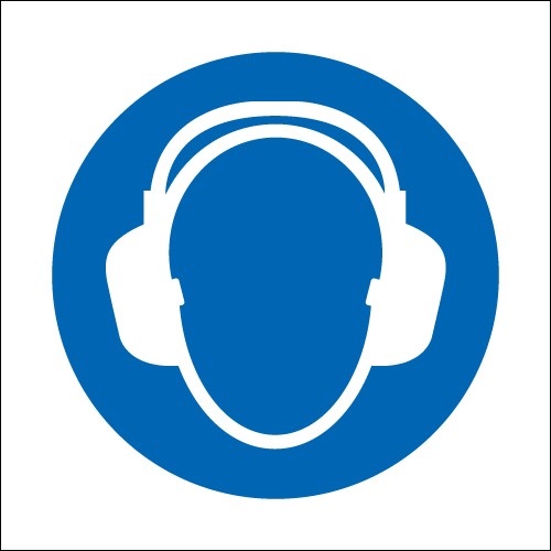 Ear Protectors (Symbols) Signs - PPE Signs - Mandatory Signs ...