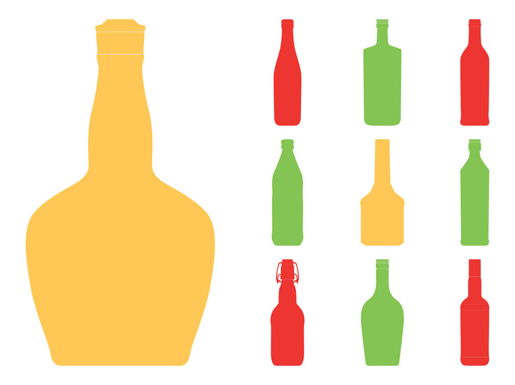 Free Bottle Vectors