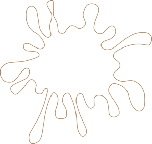 Mud Splat Outline Clip Art - vector clip art online ...