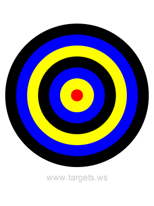 Targets - Print your own bullseye shooting targets