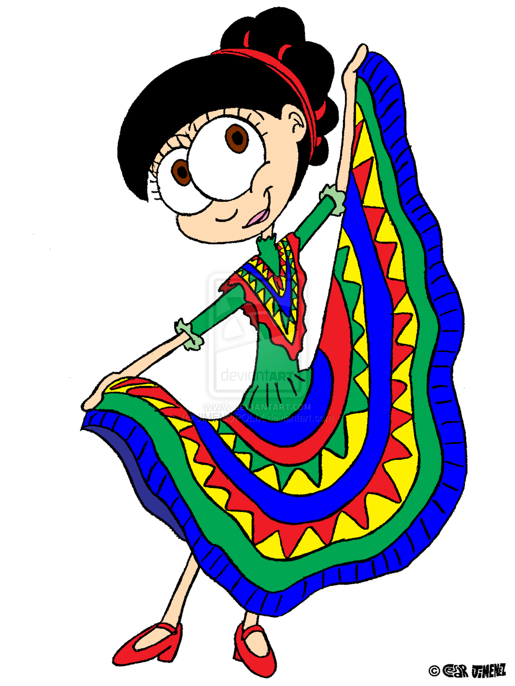 Mexican Dancers Clipart