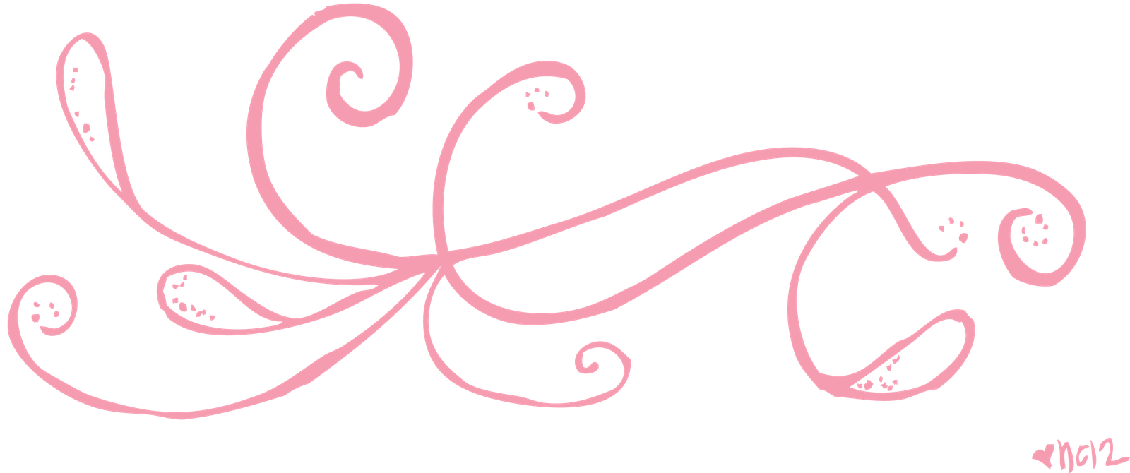 Pink Squiggly Lines Clipart