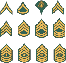 Army Rank Clipart