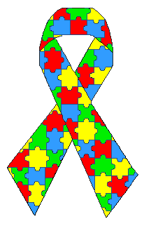 Autism ribbon clip art