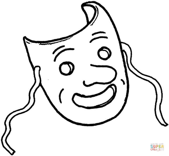 Tiki Mask coloring page | Free Printable Coloring Pages