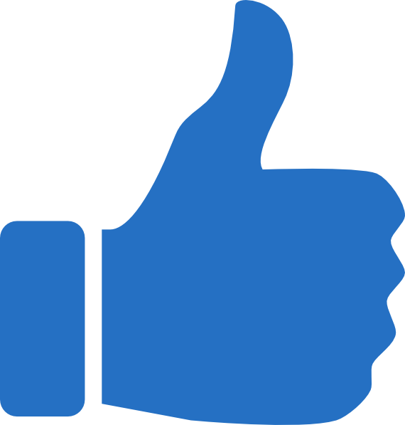 Facebook Thumbs Up Clipart