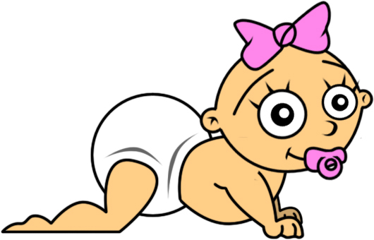 Newborn Baby Girl Clip Art - ClipArt Best