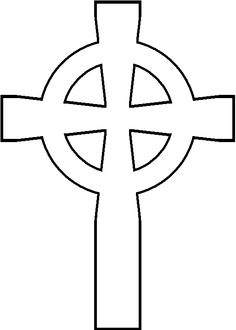 Celtic Cross Outlines - ClipArt Best