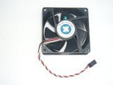 JMC DATECH 0825-12HBTL DC12V 0.35A 8CM 8025 80x80x25mm Fan 3Pin