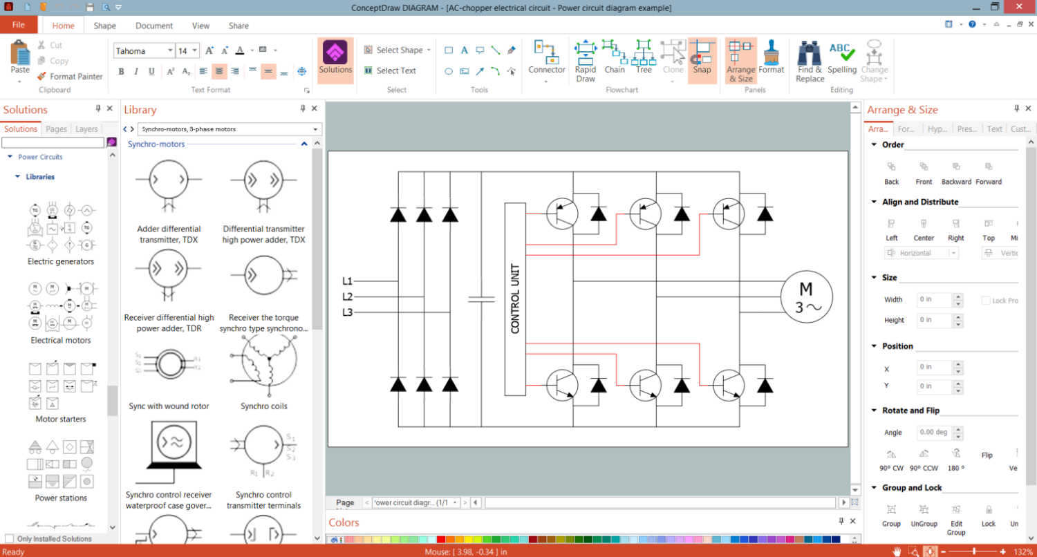 Electrical Circuit Design in ConceptDraw DIAGRAM