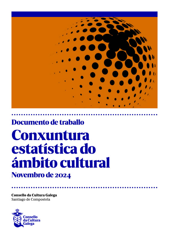 Portada de  Conxuntura estat�stica do �mbito cultural. Novembro de 2024