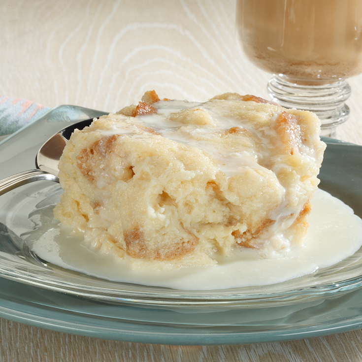 white chocolate bread pudding