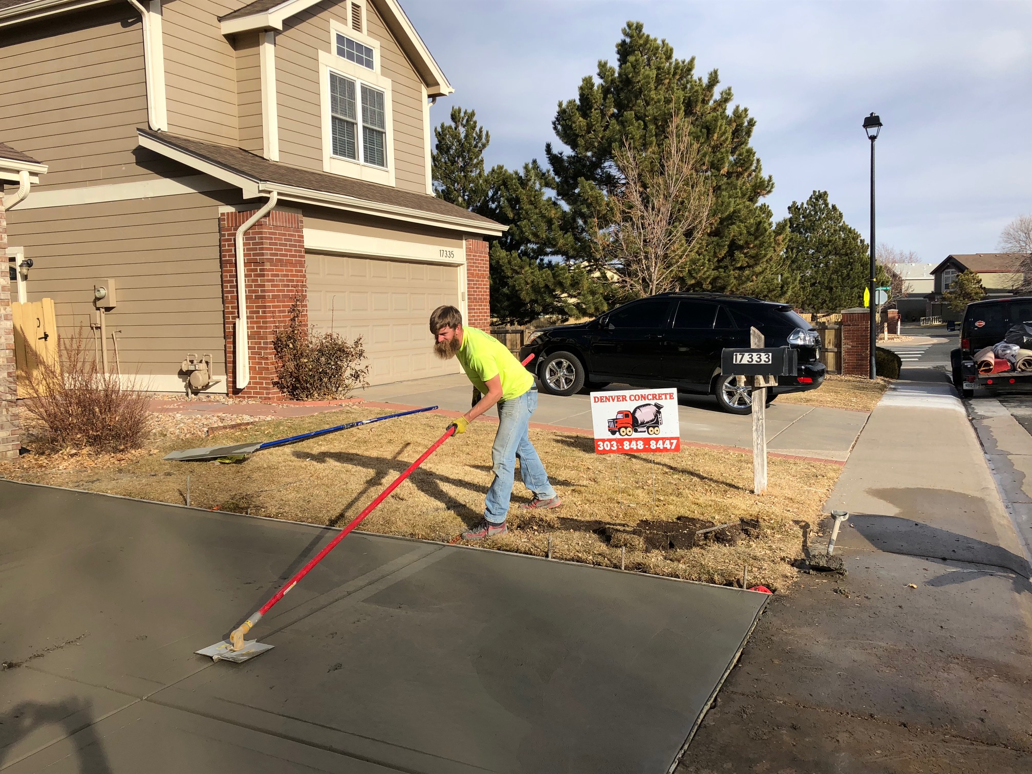 New Driveway Denver, concrete company, contractor