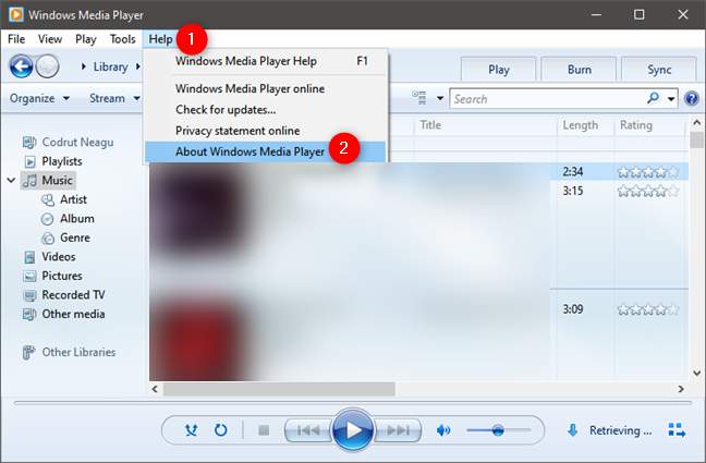 About Windows Media Player