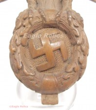 3rd Reich Impressive Eagle –  Wooden Ornament image 4