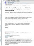 Cover page: A pilot replication of QUIT, a randomized controlled trial of a brief intervention for reducing risky drug use, among Latino primary care patients.