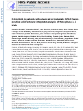 Cover page: Entrectinib in patients with advanced or metastatic NTRK fusion-positive solid tumours: integrated analysis of three phase 1–2 trials